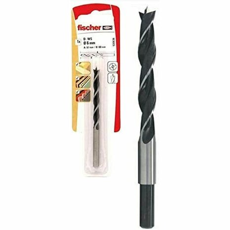 Boor Fischer 530640 HB 12/2K Hout Staal 1 Stuks 1
