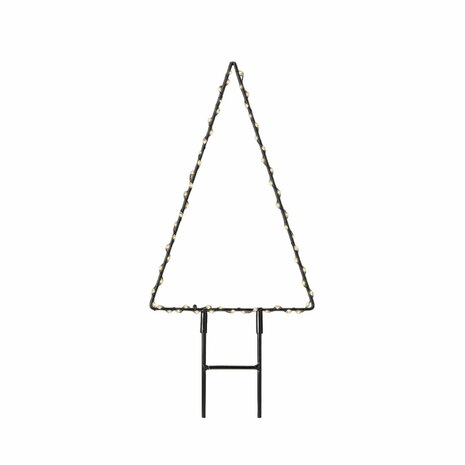 Verlichte decoratie Lumineo Kerstboom 18 x 27 cm Metaal Staak MicroLED 1