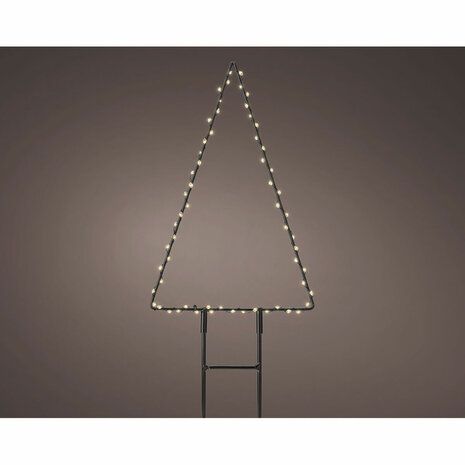 Verlichte decoratie Lumineo Kerstboom 18 x 27 cm Metaal Staak MicroLED 3