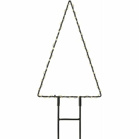 Verlichte decoratie Lumineo Kerstboom 18 x 27 cm Metaal Staak MicroLED 4