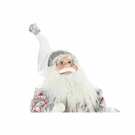Kerstversiering DKD Home Decor Kerstman Grijs Hout 42 x 22 x 48 cm 4