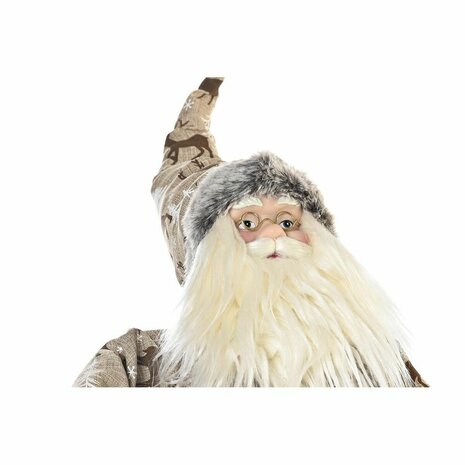 Kerstversiering DKD Home Decor Rood Grijs Hout Kerstman 42 x 22 x 48 cm 2