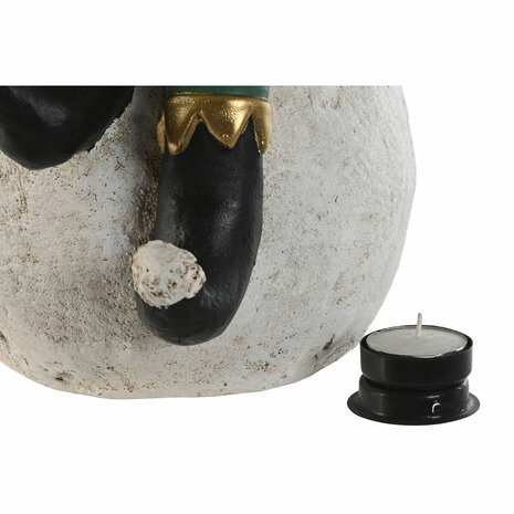 Kerstversiering Home ESPRIT Wit Zwart Rood Groen Elf 26 x 26 x 42 cm 2