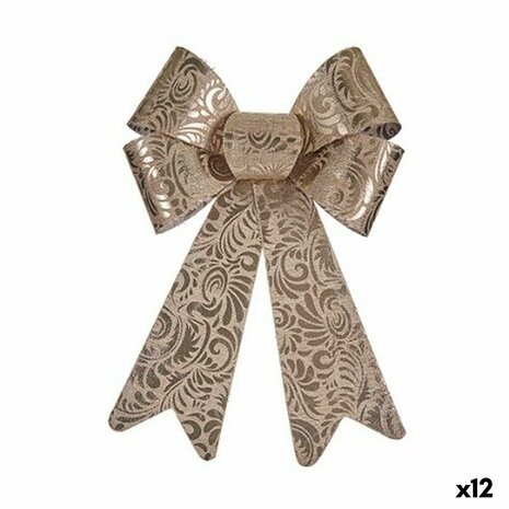 Ophangdecoratie Brons PVC Lasso 16 x 24 x 4 cm (12 Stuks) 1