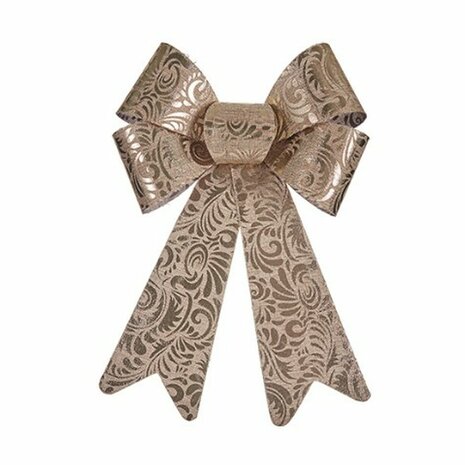 Ophangdecoratie Brons PVC Lasso 16 x 24 x 4 cm (12 Stuks) 2
