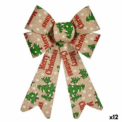 Lasso Merry Christmas Kerstversiering Multicolour PVC 16 x 24 x 4 cm (12 Stuks) 1