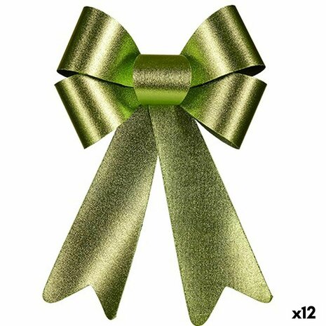 Lasso Kerstversiering Groen PVC 16 x 24 x 4 cm (12 Stuks) 1