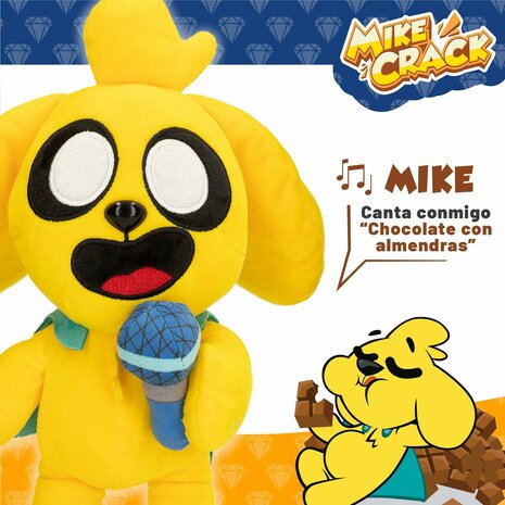 Knuffel met Geluid Mikecrack Geel 29 cm 5