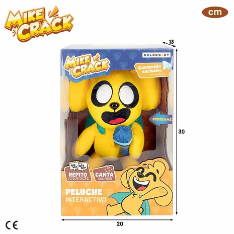 Knuffel met Geluid Mikecrack Geel 29 cm 7