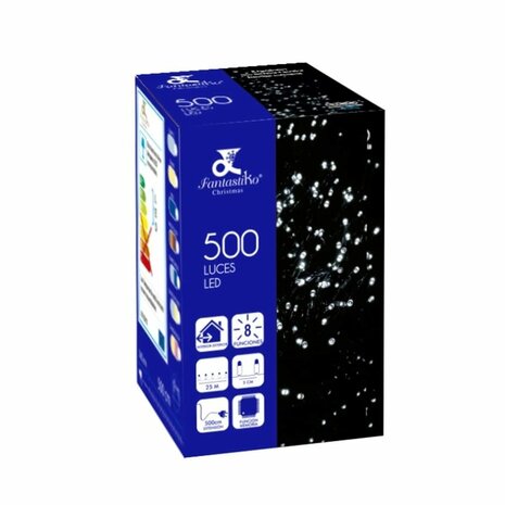 LED lichtsnoer 25 m Blauw Wit 6 W Kerstmis 5