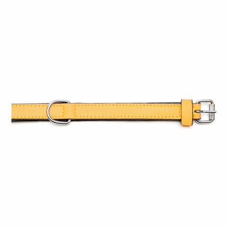 Hondenhalsband Gloria Gestoffeerd Geel (50 cm) (50 x 2,5 cm) 4