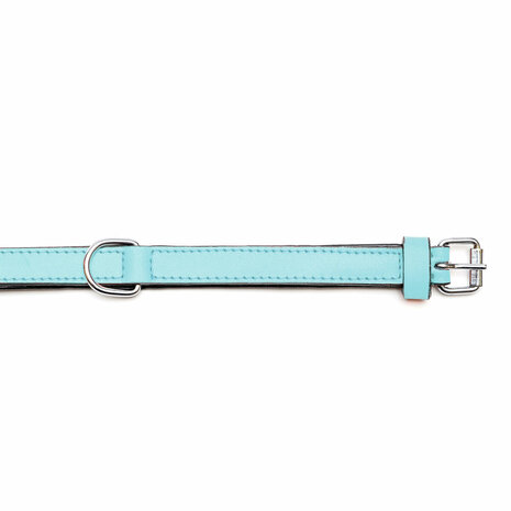 Hondenhalsband Gloria 30 cm Gestoffeerd Leer Blauw 4