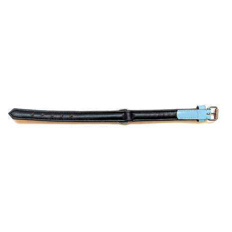 Hondenhalsband Gloria 30 cm Gestoffeerd Leer Blauw 5
