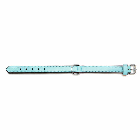 Hondenhalsband Gloria 30 cm Gestoffeerd Leer Blauw 7