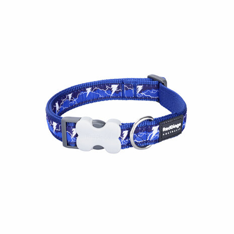Hondenhalsband Red Dingo STYLE LIGHTNING Marineblauw 1