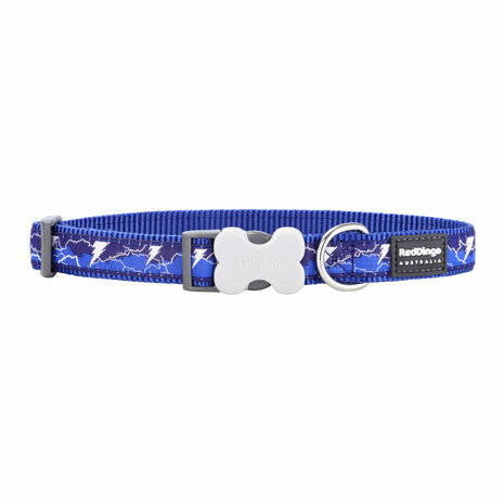 Hondenhalsband Red Dingo STYLE LIGHTNING Marineblauw 2