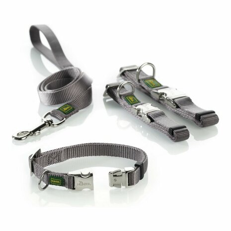 Hondenriem Hunter Grijs (100 cm) 2