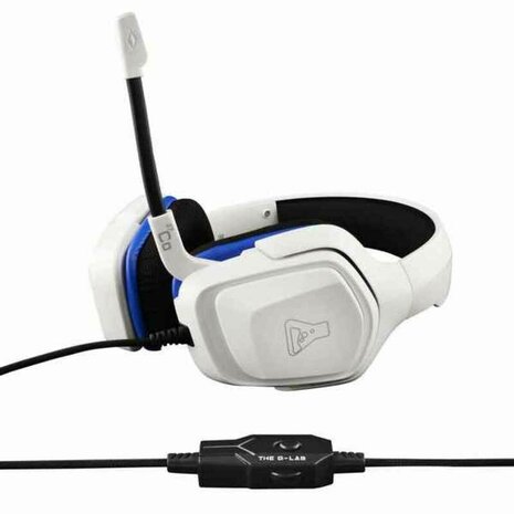 Hoofdtelefoon met microfoon The G-Lab KORP-COBALT-W Wireless Wit 2