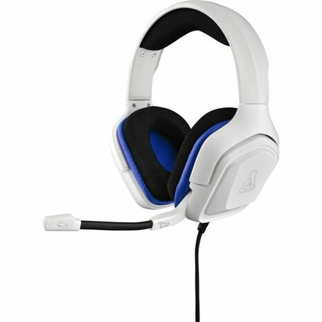 Hoofdtelefoon met microfoon The G-Lab KORP-COBALT-W Wireless Wit 4
