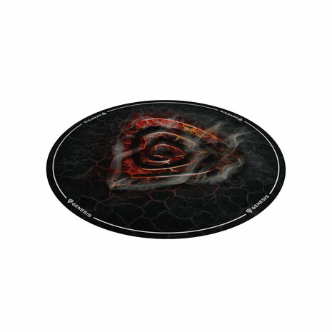 Mat voor Gaming Genesis Tellur 400 - Lava Rond Ø 100 cm 2