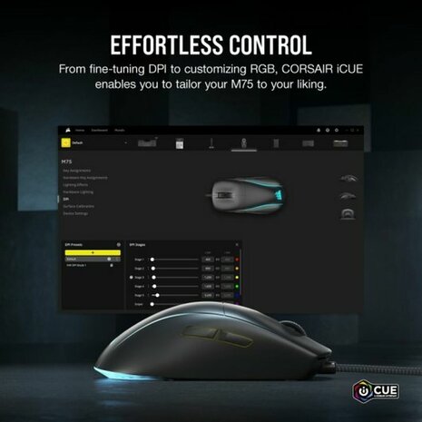 Gaming muis Corsair M75 7