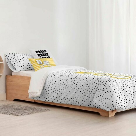 Dekbedovertrek Kids&Cotton Dakari Big Zwart 155 x 220 cm 3