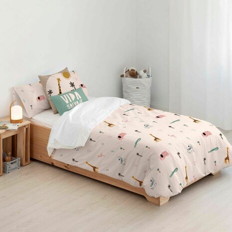 Dekbedovertrek Kids&Cotton Mael Small Roze 155 x 220 cm 2
