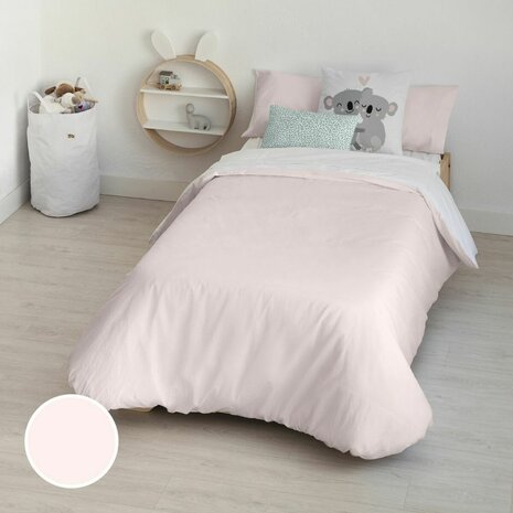 Dekbedovertrek Kids&Cotton Kanu Roze 175 Draden 155 x 220 cm 1