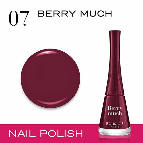 Nagellak Bourjois Paris 1 Seconde Berry Much Nº 07 9 ml 4