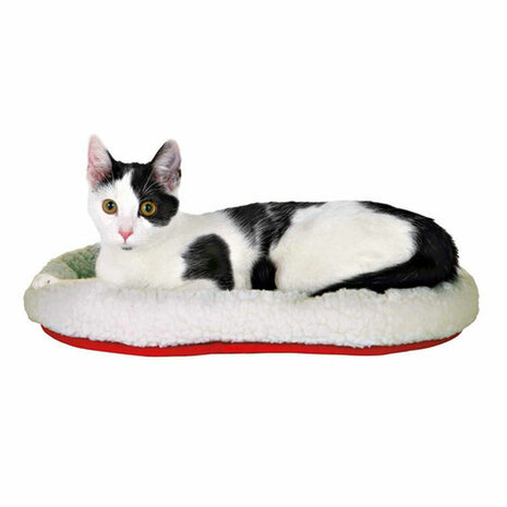 Kattenbed Trixie Wit Rood 47 × 38 cm 2