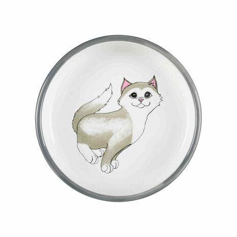 Voerbak voor katten Trixie Wit Grijs 3