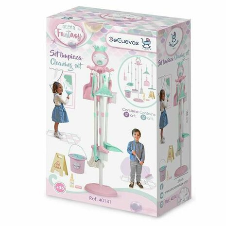 Reinig & Opberg Kit Decuevas Ocean Fantasy 12 Onderdelen Speelgoed 23 x 23 x 100 cm 5