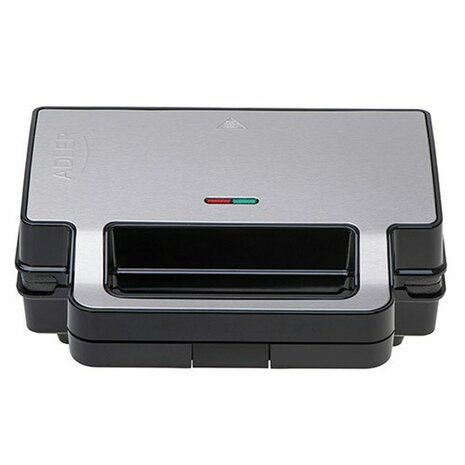 Tosti-ijzer Adler AD 3073 Zwart Zilverkleurig 2