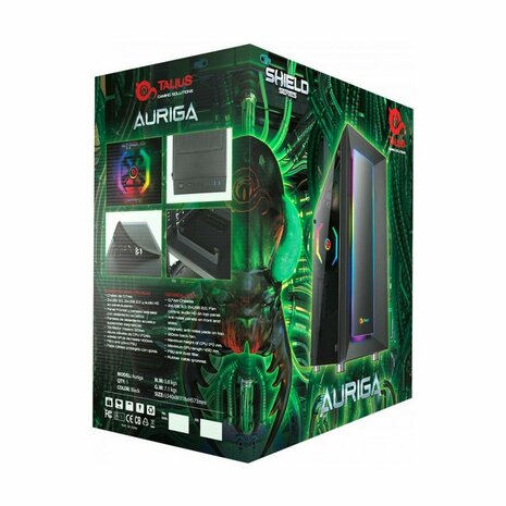 ATX Semi-toren BehuizingTalius AURIGA Zwart 2