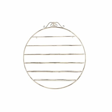 Flessenrek DKD Home Decor Metaal Wit (105 x 9,5 x 114 cm) 1