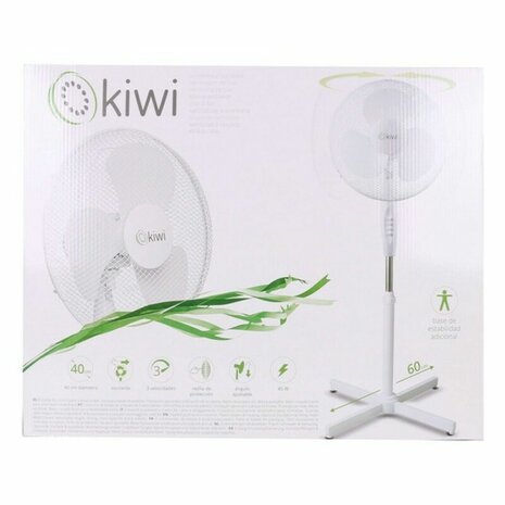 Staande ventilator Kiwi Wit 45 W (Ø 40 cm) 4