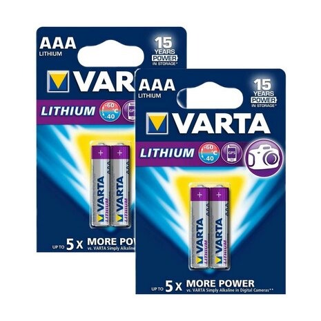 Batterijen Varta Ultra Lithium (4 Onderdelen) 2