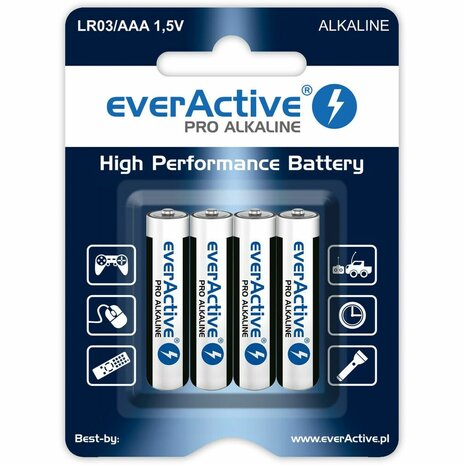 Batterijen EverActive LR03 1,5 V AAA 1