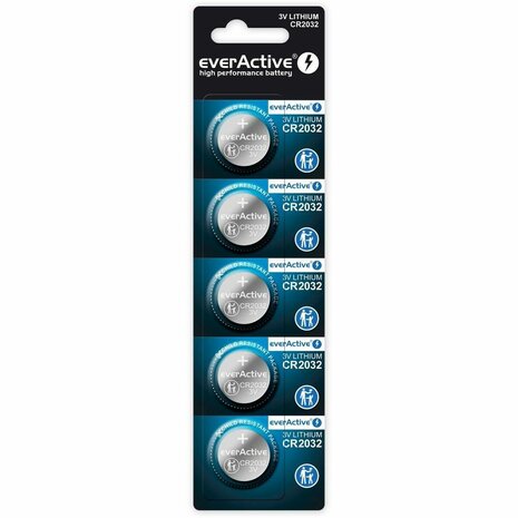 Batterijen EverActive CR2032 (5 Stuks) 1