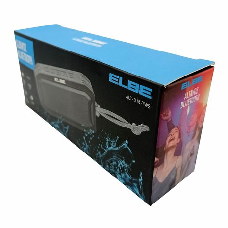 Draagbaar luidsprekersysteem ELBE Zwart Bluetooth luidspreker 6