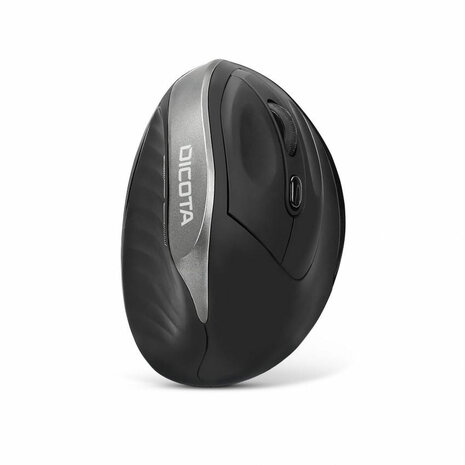 Ergonomische Optische Muis Dicota D31981 Zwart 1600 dpi 2