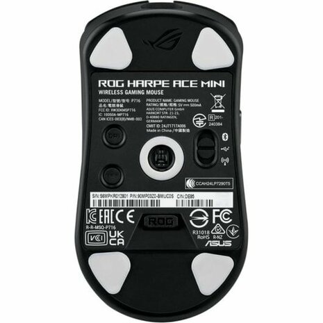 Draadloze optische muis Asus Zwart 2