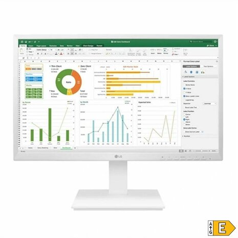 Gaming monitor LG 27BK55YP-W Full HD 27" Wit 2