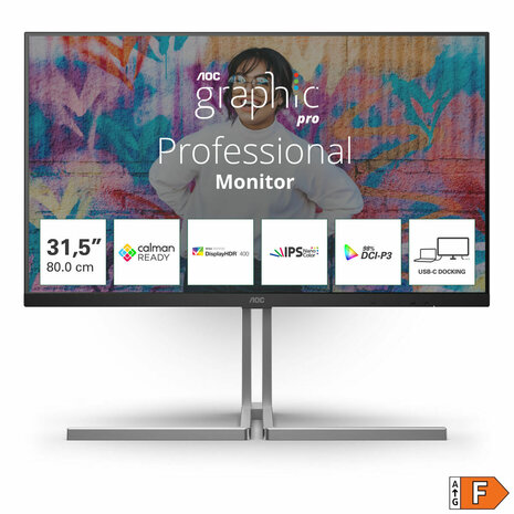 Gaming monitor AOC U32U3CV 4K Ultra HD 32" 60 Hz 2