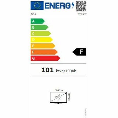 Interactief touchscreen Dell P6524QT 65" 9