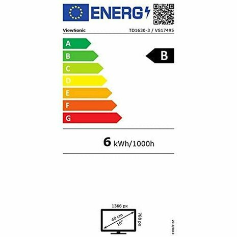 Monitor ViewSonic TD1630-3 15,6" HD LCD LED Tactiel 9