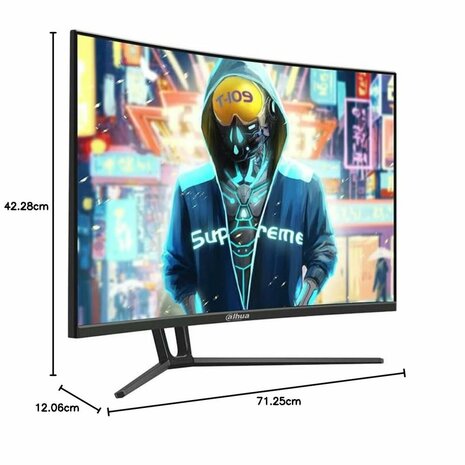 Monitor Dahua DHI-LM32-E230C 31,5" Full HD 6