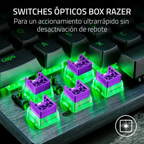Toetsenbord Razer Huntsman V3 X Zwart 2