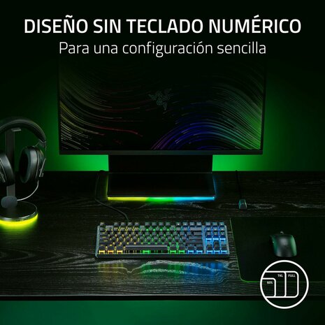 Toetsenbord Razer Huntsman V3 X Zwart 3