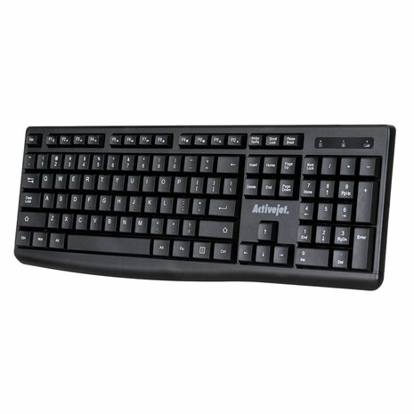 Toetsenbord Activejet K-3803SW Zwart QWERTY 2